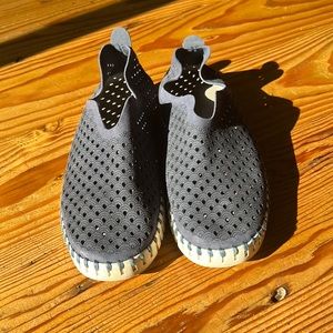 Ilse Jacobsen Navy Slip On